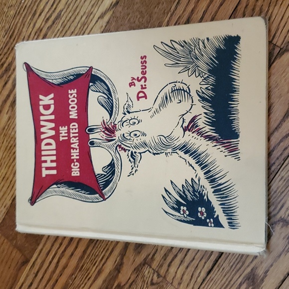 Vintage 1948 THIDWICK The Big Hearted Moose - Dr. Seuss Book - Picture 1 of 16